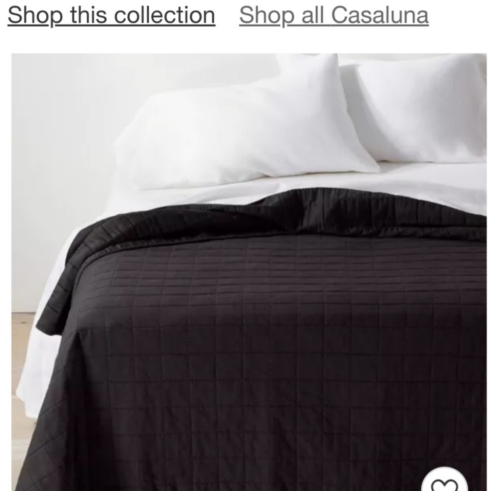 NWOT Casaluna heavyweight quilt